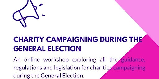 Imagem principal do evento Charity campaigning and the General Election