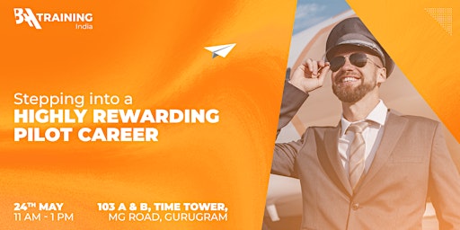 Imagem principal do evento Live Event: Stepping into a Highly Rewarding Pilot Career