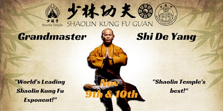 Shaolin Warrior Monk Seminar - Grandmaster Shi De Yang  primary image