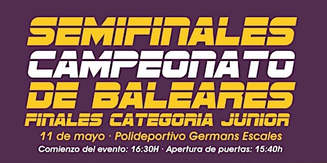 Campeonato de Baleares de Boxeo 2024 -Semifinales y Finales Junior-