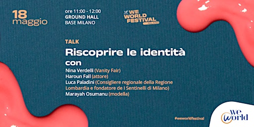 Riscoprire le identità - WeWorld Festival 2024 primary image