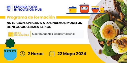 Hauptbild für Sesión 3/7: Macronutrientes: Lípidos y alcohol