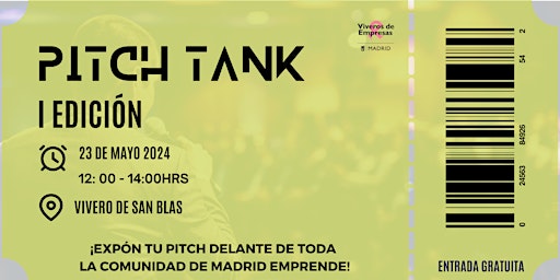 Imagem principal do evento Pitch tank: Comunica tu idea emprendedora