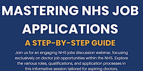 Mastering NHS Job Applications