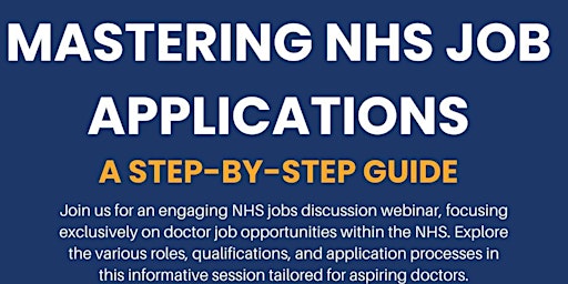 Mastering NHS Job Applications primary image