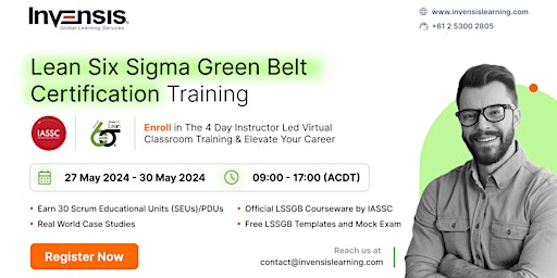 Lean Six Sigma Green Belt Certification Training In Australia primary image