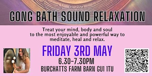 Image principale de Gong Bath - Sound Healing and relaxation