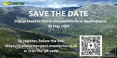 Imagem principal do evento Digital tools to foster sustainable rural development