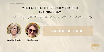 Imagem principal do evento Mental Health Friendly Church Training Day - Perth