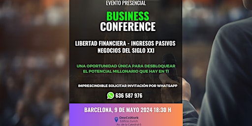 Imagem principal do evento ¡Desbloquea tu potencial millonario en Barcelona!