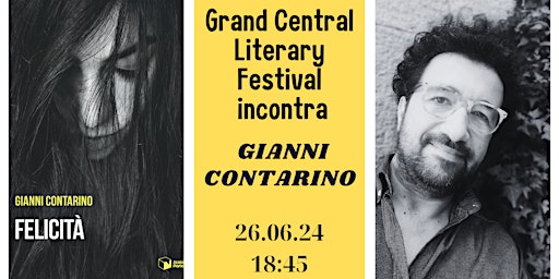 Hauptbild für Gianni Contarino al Grand Central Literary Festival