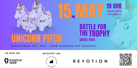 StartupDorf Unicorn Pitch Series 2024 - Kick-off - Qualifying - 1st Round