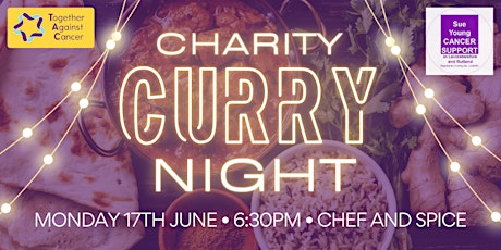 Curry Night in aid of Two Leicester Cancer Charities