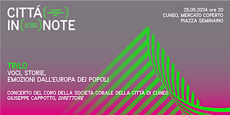 Primaire afbeelding van Città in note ♪ TRILO | CORO DELLA SOCIETÀ CORALE DI CUNEO | h.20.00