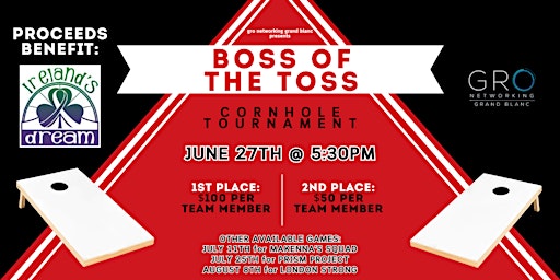 BOSS OF THE TOSS (BENEFITING IRELAND'S DREAM) primary image