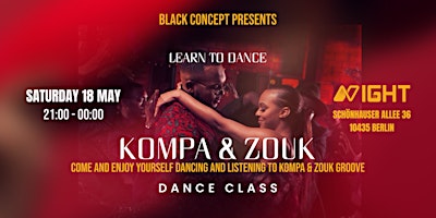 Imagem principal de KOMPA & ZOUK DANCE CLASS / PARTY - CARNIVAL at Night Club