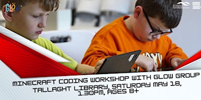 Minecraft+Coding+Workshop+with+Glow+Group