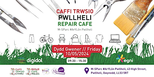 Immagine principale di Caffi Trwsio Pwllheli - Pwllheli Repair Cafe 