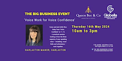 Imagem principal do evento Voice Work for Voice Confidence - 11.15am on Thursday 16th May