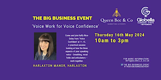 Voice Work for Voice Confidence - 11.15am on Thursday 16th May  primärbild