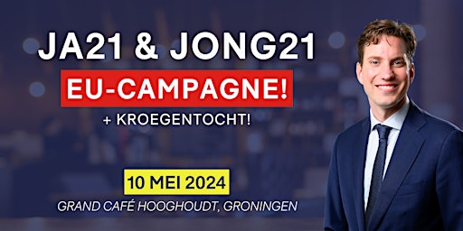 Imagem principal de EU-campagne-evenement en kroegentocht met Michiel Hoogeveen!