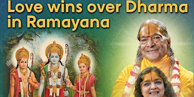 Spiritual Discourse - Love wins over Dharma in Ramayana! primary image