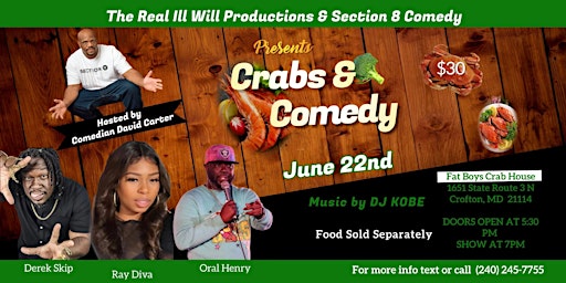 Crabs & Comedy primary image