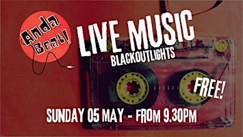 Imagem principal do evento Blackoutlights [Alternative Rock] - Anda Live Beat