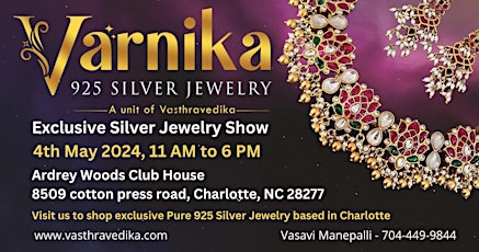 Exclusive 92.5 Silver Jewelry show