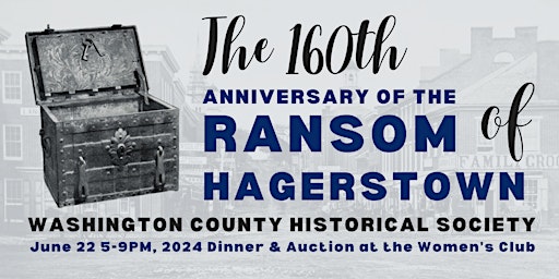Imagem principal do evento Ransom of Hagerstown Dinner-Auction Fundraiser
