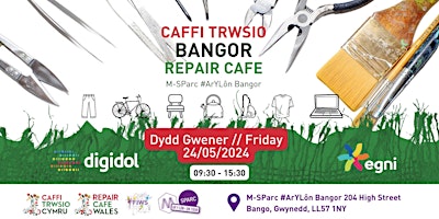 Caffi Trwsio Bangor - Bangor Repair Cafe primary image