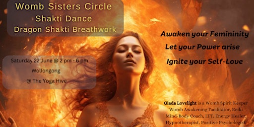 Imagem principal do evento Womb Sisters Circle & Breathwork - Wollongong - June 22