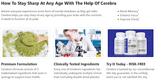Imagen principal de Cerebra Memory Booster USA: The Truth About This Popular Supplement