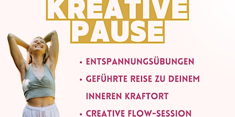 Kreative Pause - Kostenfreier Online-Workshop