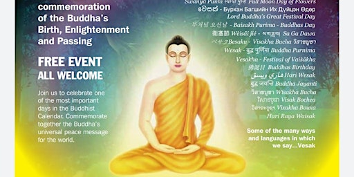 Imagem principal do evento Victoria Vesak 2024 - Commemorate Buddha's Birth,