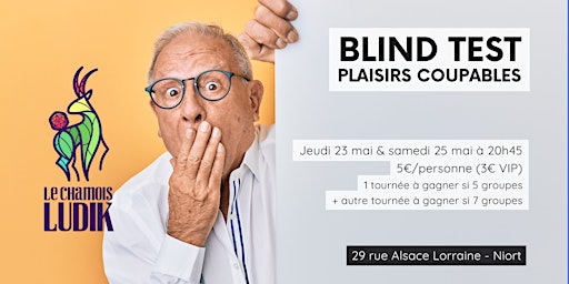 Blind test Plaisirs Coupables primary image