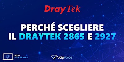 Hauptbild für Perchè DrayTek 2865 e 2927?