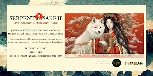 Imagem principal do evento Serpent & Sake II | Sake Tasting, Sake Cocktails and Mythology