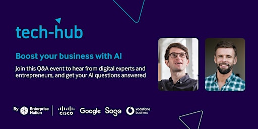 Primaire afbeelding van Tech Hub: Boost your business with AI