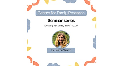 Dr Jasmin Wertz, University of Edinburgh.