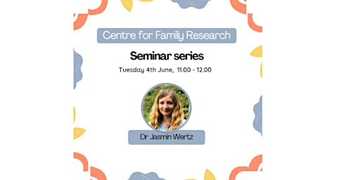 Dr Jasmin Wertz, University of Edinburgh.
