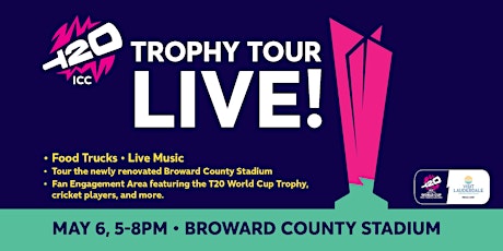 World Cup Cricket Trophy Tour Live Community Event