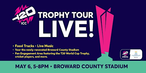 Hauptbild für World Cup Cricket Trophy Tour Live Community Event