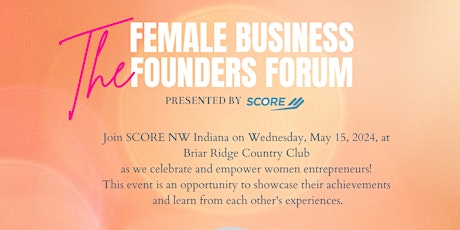 2024 SCORE Female Business Founders Forum