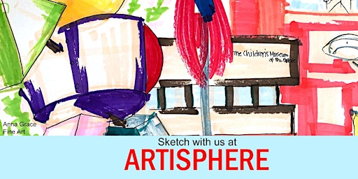Imagem principal do evento Urban Sketchers Greenville at Artisphere: May 11th