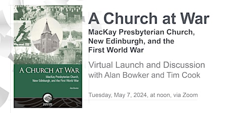 Virtual Launch and Discussion: A Church At War