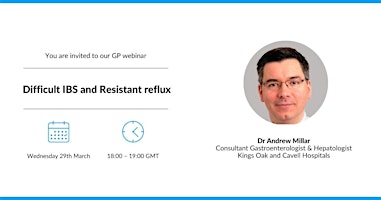 Hauptbild für GP Webinar: Difficult IBS and Resistant reflux