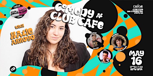 Imagem principal do evento Comedy at Club Cafe with Katie Arroyo