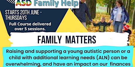 ASD Family Help - Pembrokeshire Families Matter Course