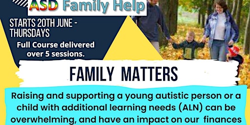 Imagem principal do evento ASD Family Help - Pembrokeshire Families Matter Course